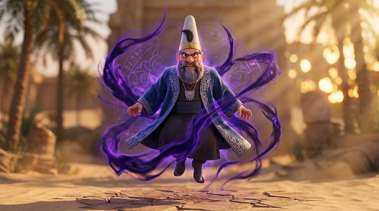 Master Zhafar 3D AI Animated Sorcerer by Inspirious Design Malaysia