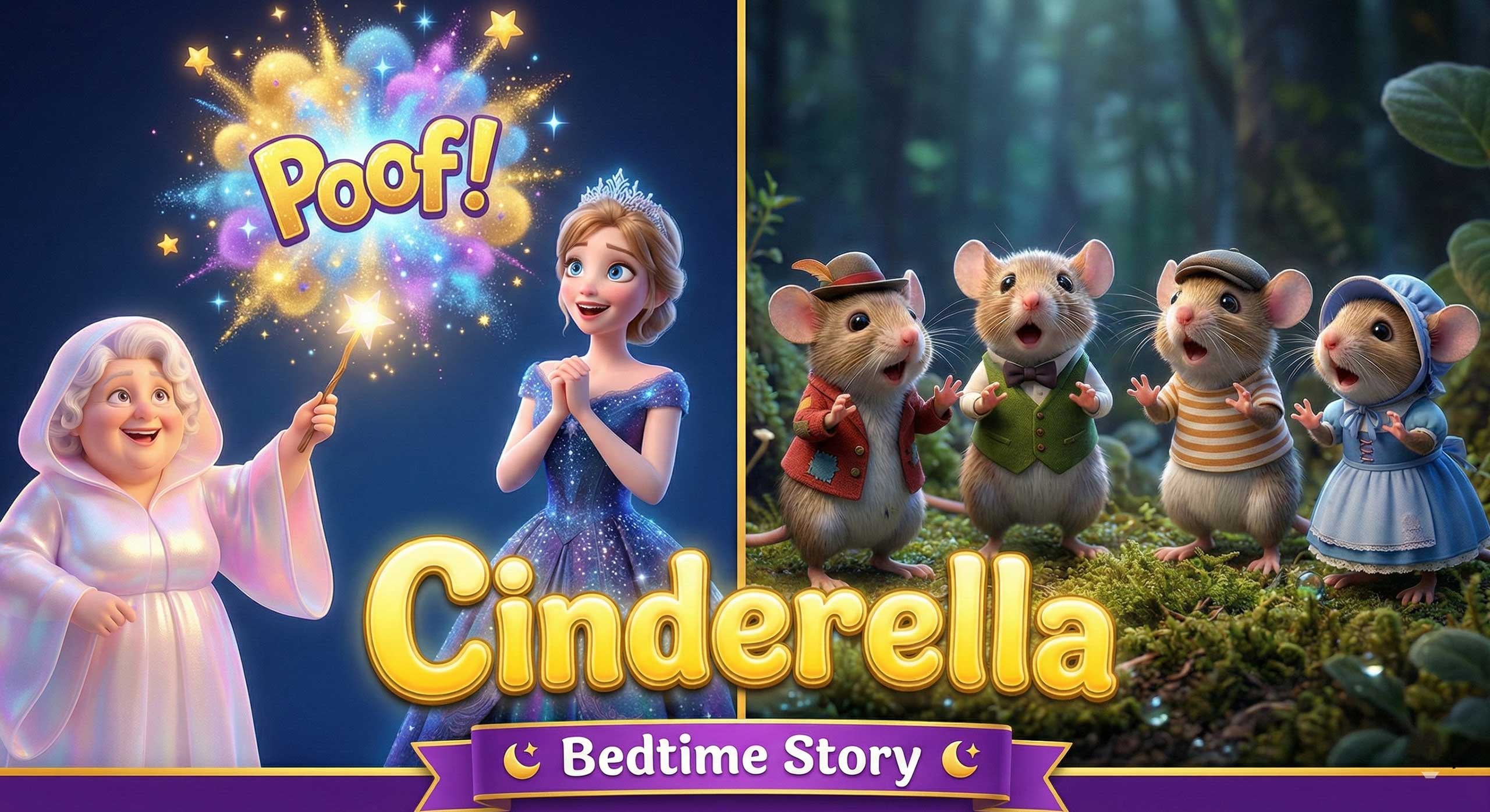 A thumbnail of an AI Animation of Cinderella